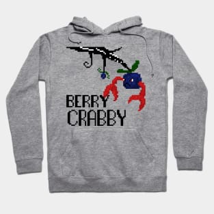 Berry crabby pixel art Hoodie